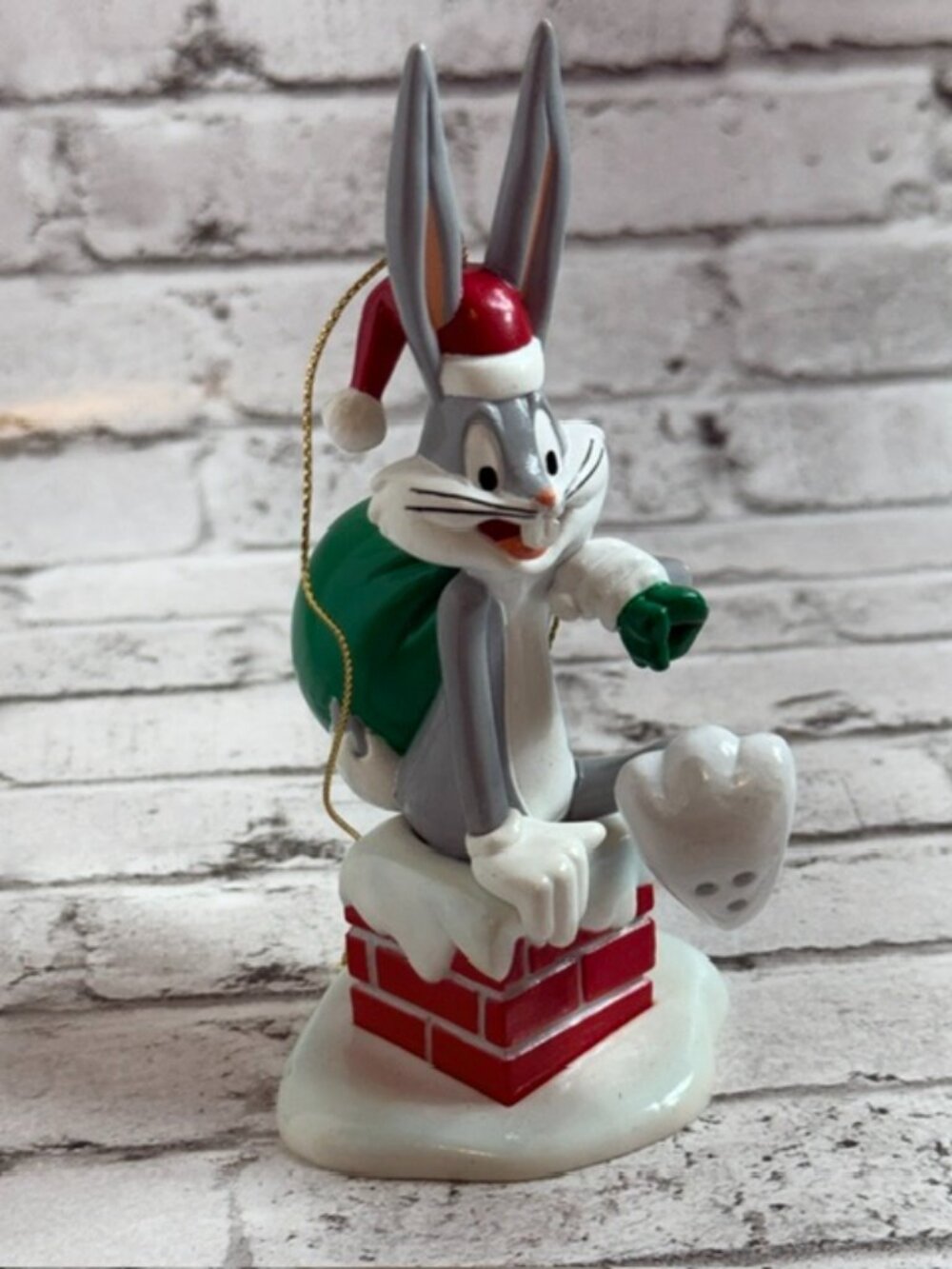 1989 Danbury Mint Bugs Bunny Friends Christmas Ornament Looney Tunes Figurine